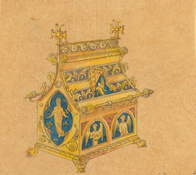 Diseños realizados para Jones y Willis, metalúrgicos y fabricantes de muebles para iglesias de Birmingham y Londres. de George Edmund Street