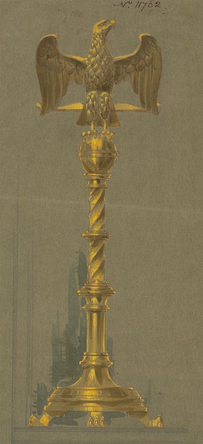 Diseños realizados para Jones y Willis, metalúrgicos y fabricantes de muebles para iglesias de Birmingham y Londres. de George Edmund Street