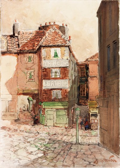 Tienda de J.R. Hogg (pastel) de George Edward Horton