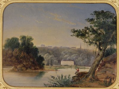 Casa de Dan Cooper, puerto de Sídney, siglo XIX de George Edward Peacock
