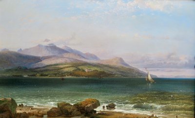 La isla de Arran,siglo XIX (Óleo sobre lienzo) de George Edwards Hering