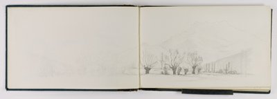 (Cuaderno de bocetos) Cerca de Aigle de George Elbert Burr