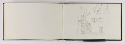 (Cuaderno de bocetos) Calle Vieja de Vevey de George Elbert Burr