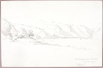 Bacharach desde arriba (Rin) de George Elbert Burr