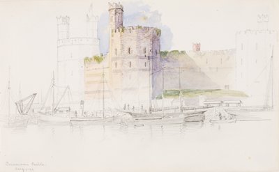Castillo de Caernarvon, 1899 de George Elbert Burr