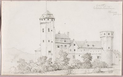 Castillo de Oberlahnstein, Rin de George Elbert Burr