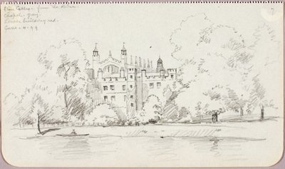 Eton College desde el río de George Elbert Burr
