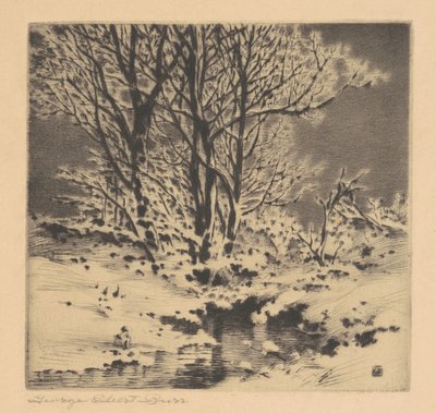 Primera nieve (No. 1) de George Elbert Burr