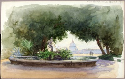 Desde Pincio, Roma de George Elbert Burr