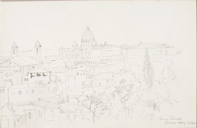 Desde Pincio, Roma de George Elbert Burr