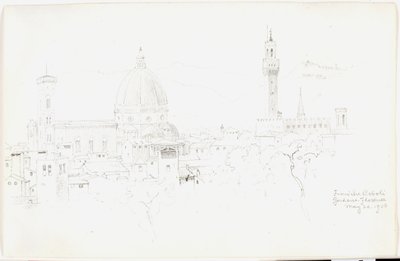 Desde los Jardines de Boboli, Florencia de George Elbert Burr