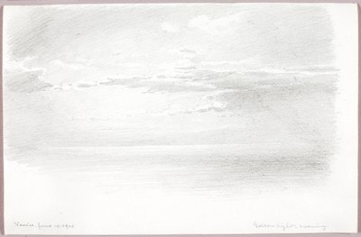 Luz dorada, atardecer de George Elbert Burr