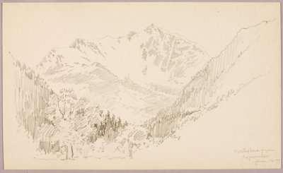 Monte Rosa desde Ceppomorelli de George Elbert Burr