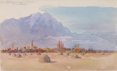 Cerca de Villeneuve, Suiza de George Elbert Burr