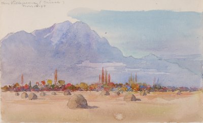 Cerca de Villeneuve, Suiza, 1898 de George Elbert Burr