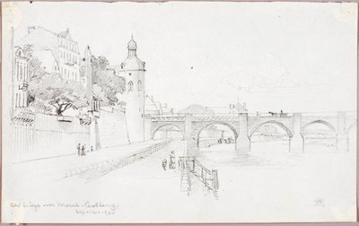 Puente Viejo sobre el Mosela, Coblenza de George Elbert Burr
