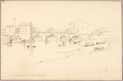 Viejo puente sobre el Dee, Chester de George Elbert Burr