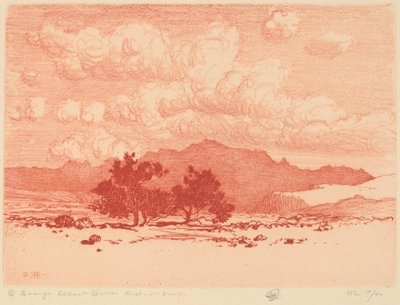 Árboles de palo verde de George Elbert Burr