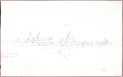 Pisa desde el norte de George Elbert Burr