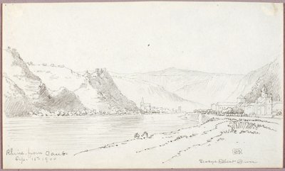 Rin, desde Caub de George Elbert Burr
