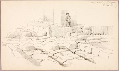 Cruce de calles, Pompeya de George Elbert Burr