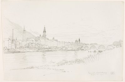 Puesta de sol, Heidelberg de George Elbert Burr