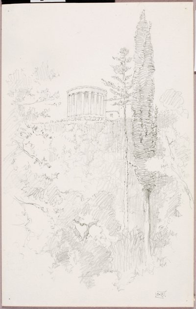 Templo de la Sibila, Tívoli de George Elbert Burr