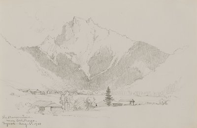El Dürrenstein, cerca de Alt-Prags, Tirol de George Elbert Burr