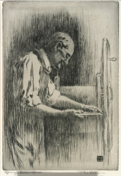 El grabador de George Elbert Burr