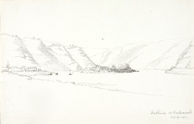 El Rin en Bacharach de George Elbert Burr