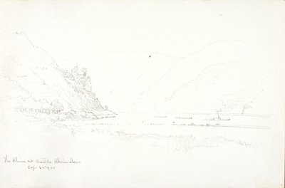 El Rin en el castillo de Rheinstein de George Elbert Burr