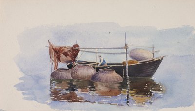 Sin título--Barco de pesca, ca. 1900 de George Elbert Burr