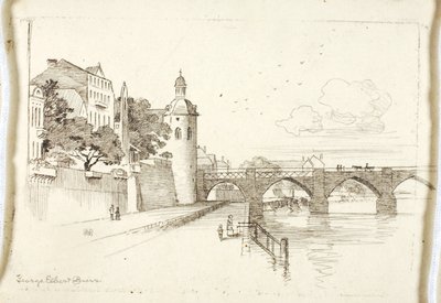 Sin título (Puente Viejo sobre el Mosela) de George Elbert Burr