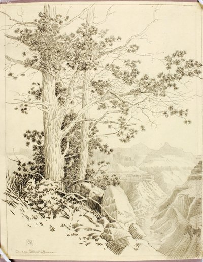 Sin título (dibujo de transferencia para impresión) de George Elbert Burr