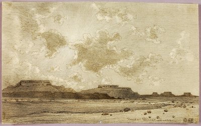 Sin título (dibujo de transferencia para impresión) de George Elbert Burr