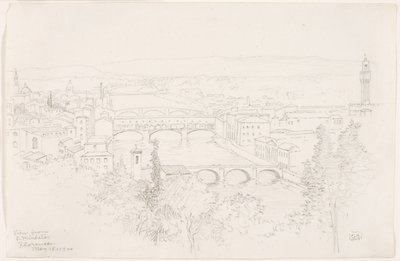 Vista desde S. Miniato, Florencia de George Elbert Burr