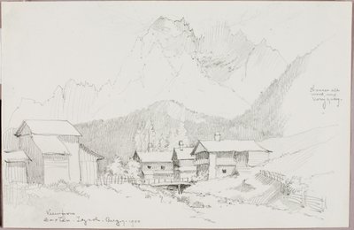 Vista desde Sextan, Tirol de George Elbert Burr