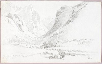 Vista desde Toblach, Tirol de George Elbert Burr