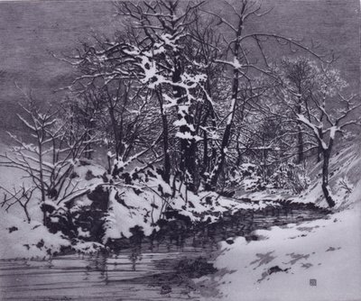 Mañana de invierno de George Elbert Burr