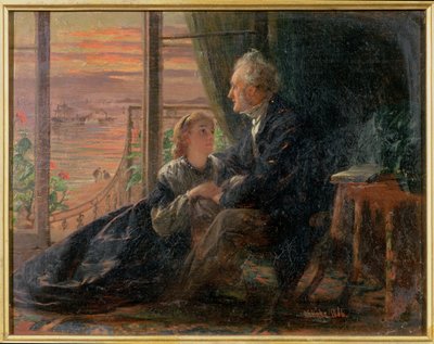 Cuentos de la Tarde, 1866 de George Elgar Hicks