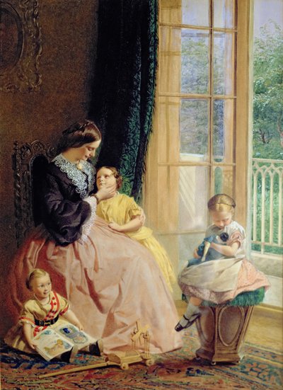 Sra. Hicks, Mary, Rosa y Elgar de George Elgar Hicks