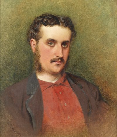 Autorretrato, 1862 de George Elgar Hicks
