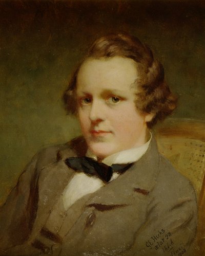 Autorretrato, 1846 de George Elgar Hicks