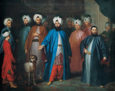 Mehmed Said Efendi y su séquito, 1740s de George Engelhardt Schroeder