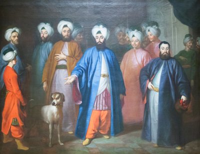 Mehmed Said Efendi y su séquito de George Engelhardt Schroeder