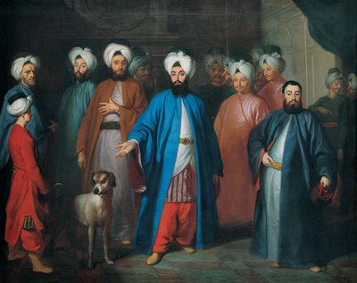 Mehmed Said Efendi y su séquito de George Engelhardt Schröder