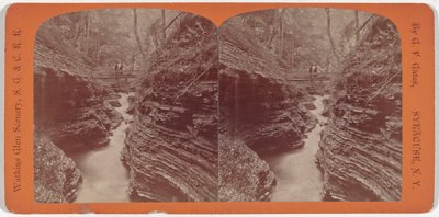 Paisaje de Watkins Glen, Garganta de las Sombras de George F. Gates