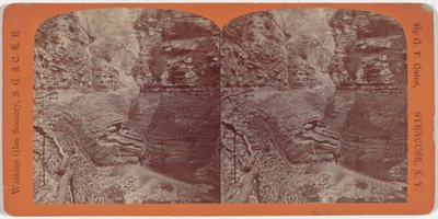 Paisaje de Watkins Glen, Garganta Espiral de George F. Gates