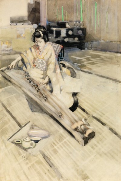 El intérprete de koto, Tokio de George F. Henry