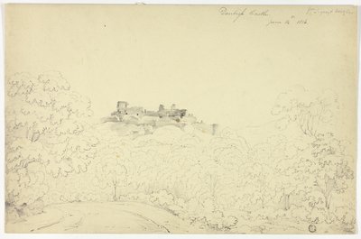 Castillo de Denbigh desde Segroyt Dingle de George Fennel Robson